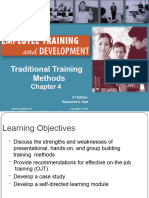 New-Chapter 4-Traditional Training Methods