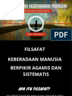 5 Filsafat Dan Keberadaan Manusia