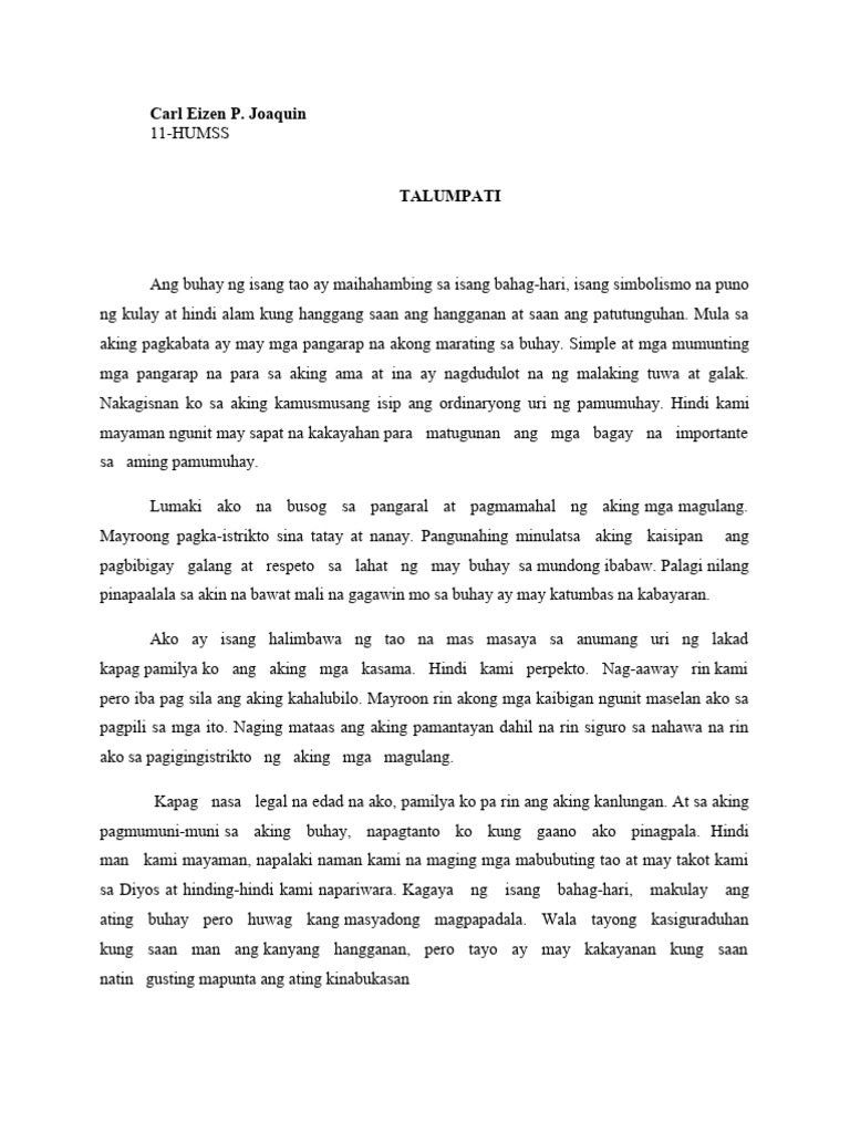 Talumpati | PDF