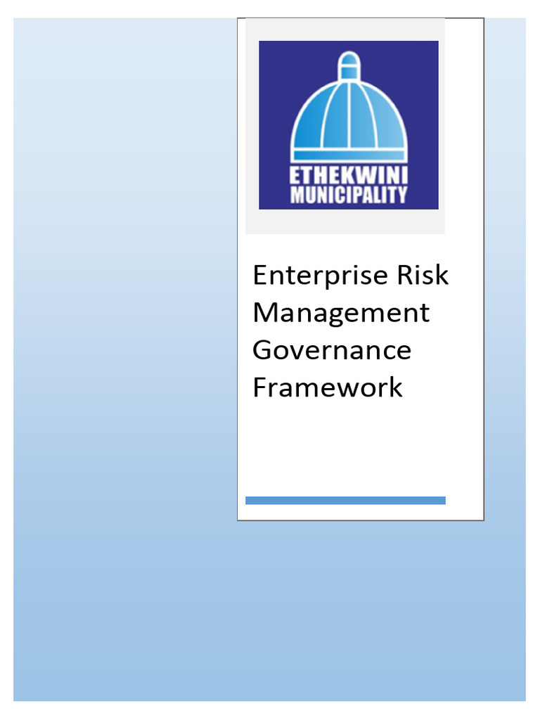 EThekwini Enterprise Risk Management Guide | PDF | Risk | Risk Management