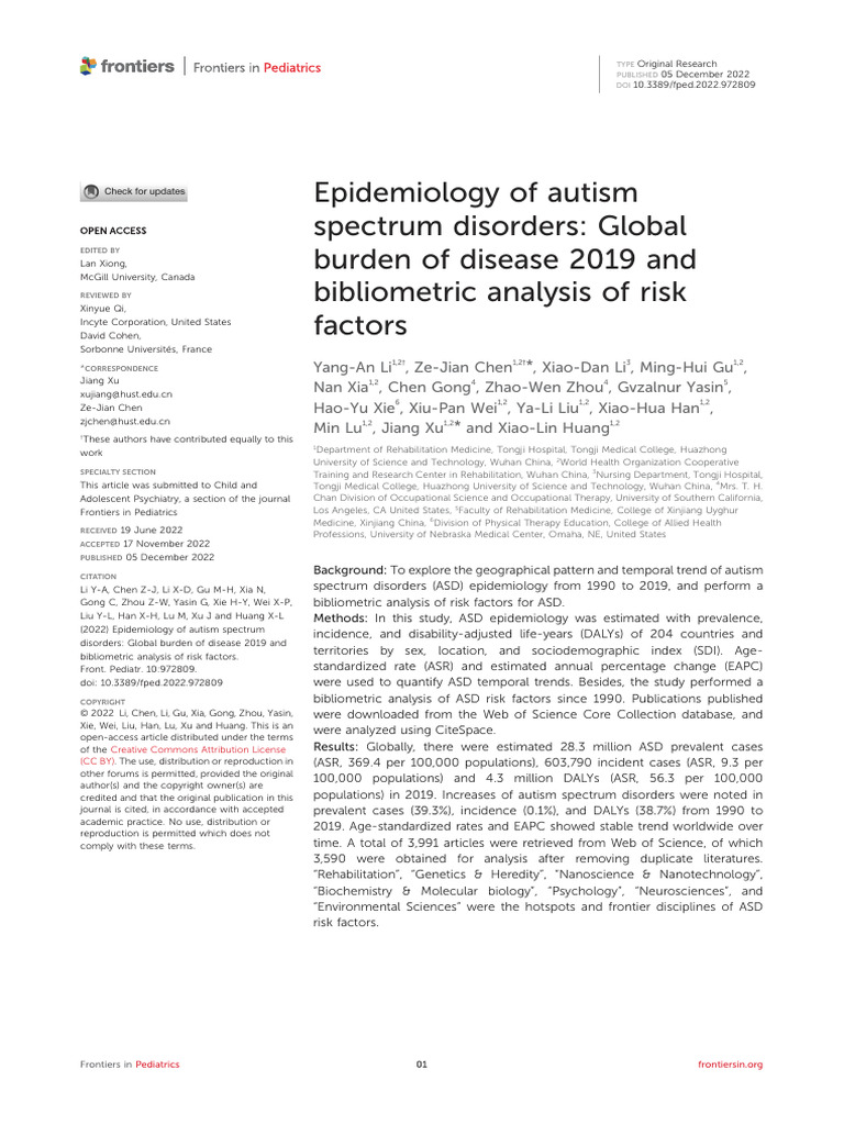 Li2022 Epidemiology PDF