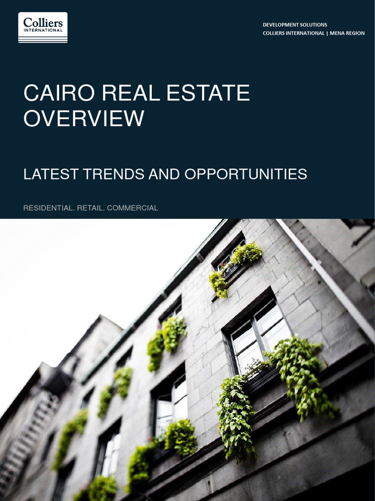 Cairo Real Estate Market Overview PDF Shopping Mall Retail