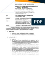 Informe N°.... - 2023 de Conformidad de Valorización N°... Del Contratista