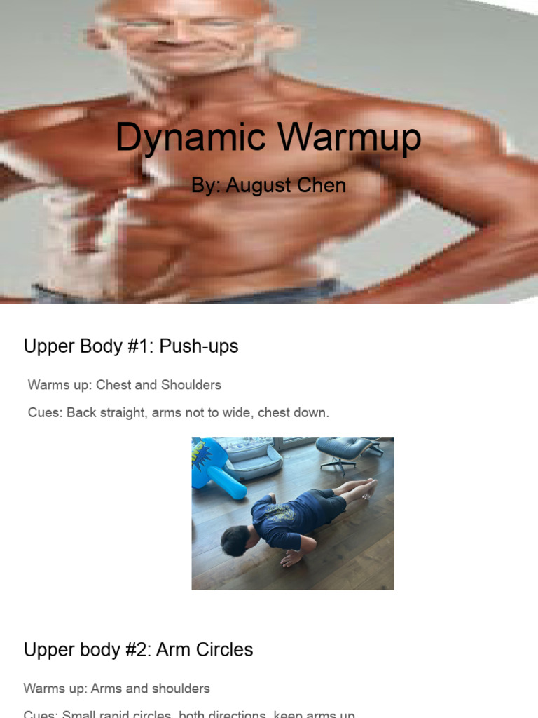 Dynamic Warm Up | PDF