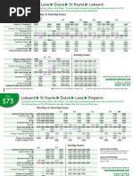 X51/X53 Bus Timetables for Dorset | PDF | Bus Transport | Routes