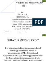 Standard of Weights and Measures Act 1985