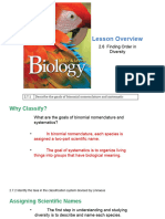 2.6 Classification - 1 Finding Order in Diversity20 