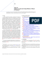 D6815-09 Standard Specification For Evaluation of Duration of Load and Creep Effects of Wood and Wood-Based Products