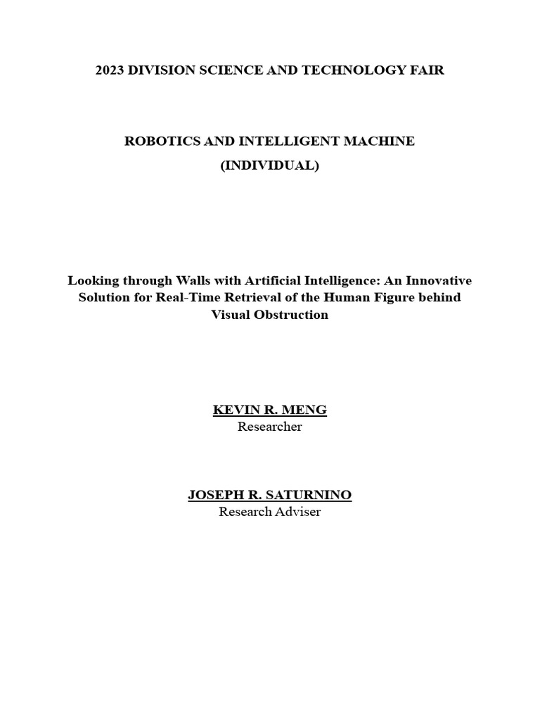 Sample Front Page | PDF
