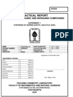 Report Synthesis Aspirin Greef Rose Aulia 22923010