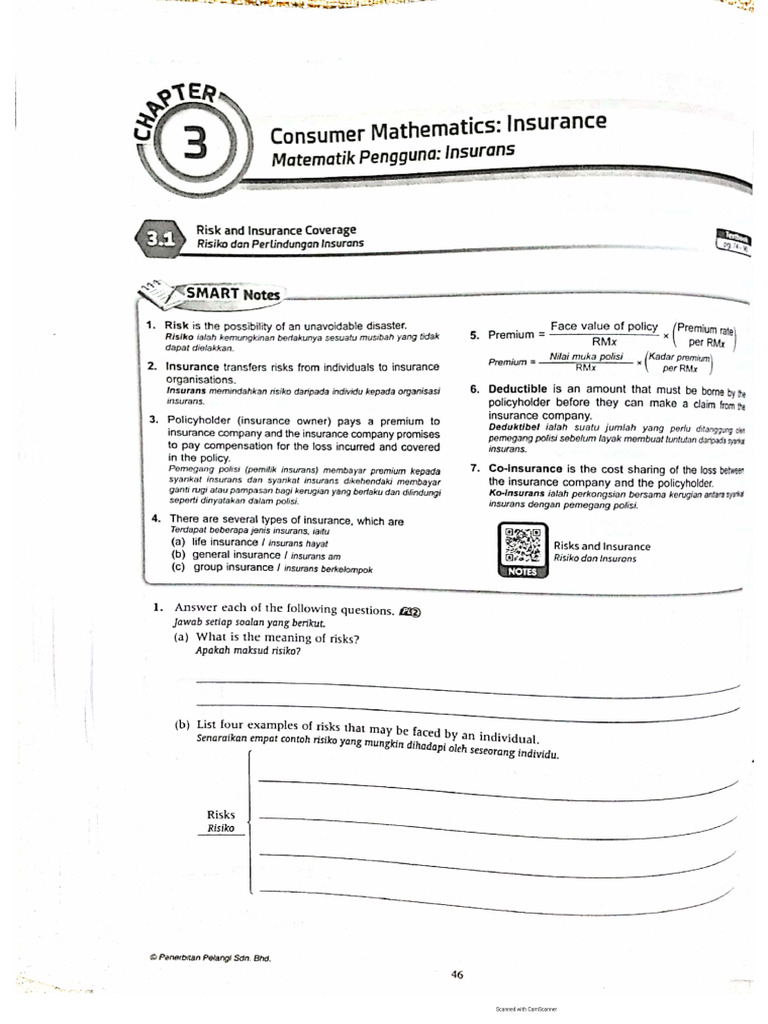 Chapter 3 Form 5 | PDF