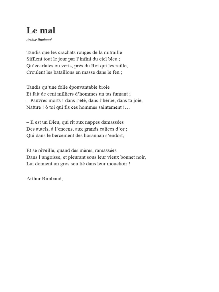 le-mal-d-arthur-rimbaud-pdf