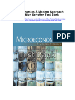 Microeconomics A Modern Approach 1st Edition Schotter Test Bank