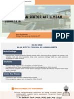 Kelembagaan Sektor Air Limbah Domestik