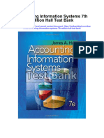 Accounting Information Systems 7th Edition Hall Test Bank