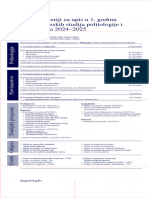 Upisni Kriteriji Za Upis U 1. Godinu Preddiplomskih Studija Politologije I Novinarstva 2024-2025