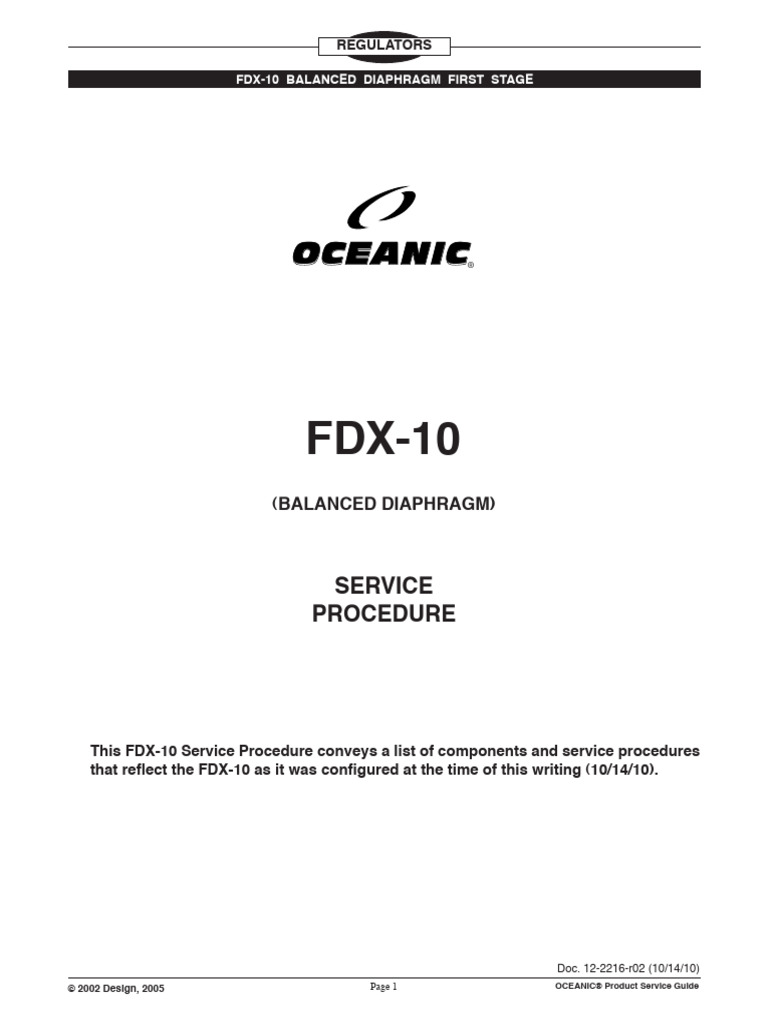 FDX-10 Manual | PDF