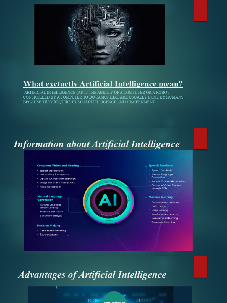 What Exctactly Artificial Intelligence Mean PDF