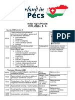 Svajci - Napok - Pecsett - Program 2