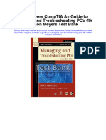 Mike Meyers Comptia A Guide To Managing and Troubleshooting Pcs 4th Edition Meyers Test Bank