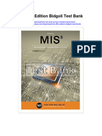 Mis 8th Edition Bidgoli Test Bank