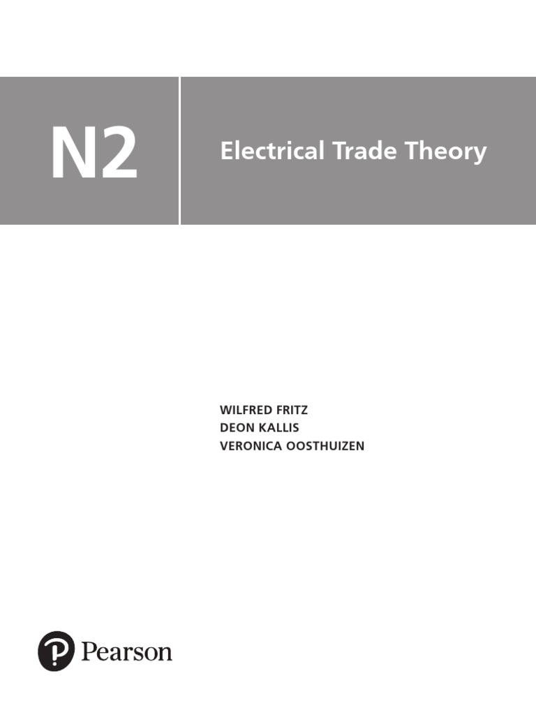 Electrical Trade Theory N2 Sample Chapter PDF Electric Motor Relay