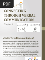 Connecting Through Verbal Communication