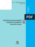 Portugues Caderno de Fluencia e Compreensao em Leitura 6º ano professor PDE Marilene Francisca Silva