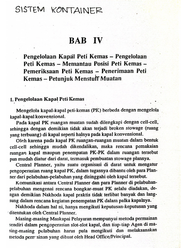Sistem Kontainer Pdf