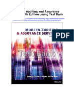 Modern Auditing and Assurance Services 6th Edition Leung Test Bank