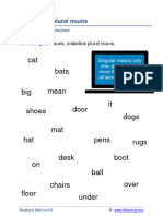 Grade 1 Nouns Singular Plural A.1