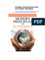 Modern Principles of Economics 2nd Edition Cowen Test Bank
