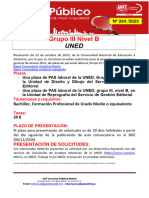 Boletín Diario de Empleo Público (06 de Noviembre de 2023)