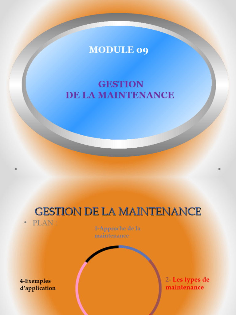 Types et gestion de la maintenance | PDF | Ingénierie des systèmes ...