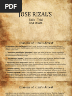 Rizal's Exile Trial and Death (Group 4)