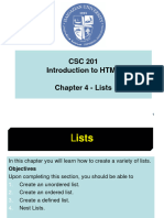 Chapter 4 (Lists)