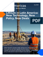 Lithium in Latin America New Technology New Policy New Deals