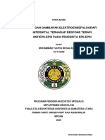 Hubungan Gambaran Elektroensefalografi Interiktal Terhadap Respons Terapi Antiepilepsi Pada Penderita Epilepsi