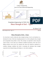 Unit 2 - Shear Strength - Types