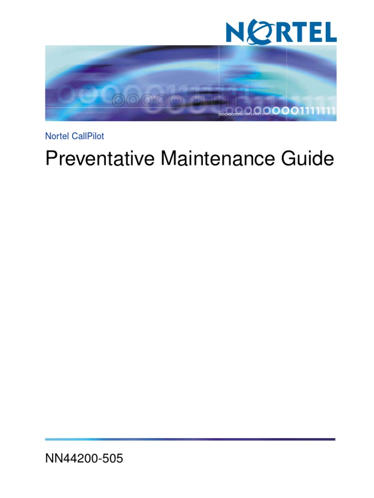 Preventative Maintenance Guide | PDF