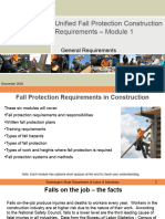 Unified Fall Protection Construction Requirements - Module 1