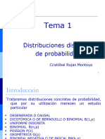 Presentacion TEMA 1 Distribuciones Discretas