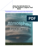 Atmosphere An Introduction To Meteorology 13th Edition Lutgens Test Bank