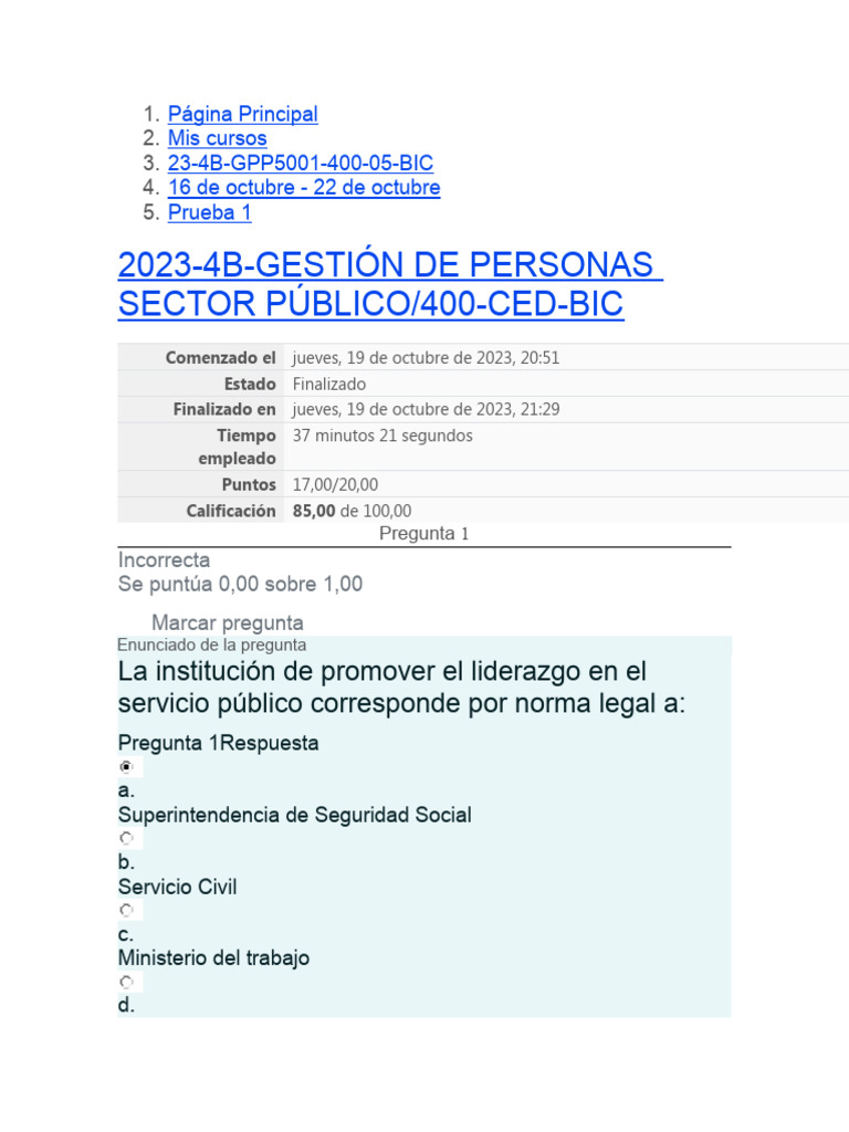 Gestion Personas SP 2023 | PDF | Gestión de recursos humanos | Economias