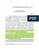 ROLNIK, Suely. Toxicômanos de identidade Subjetividade em tempo de globalização