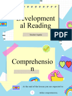 Development Al Reading: Teacher Sophia