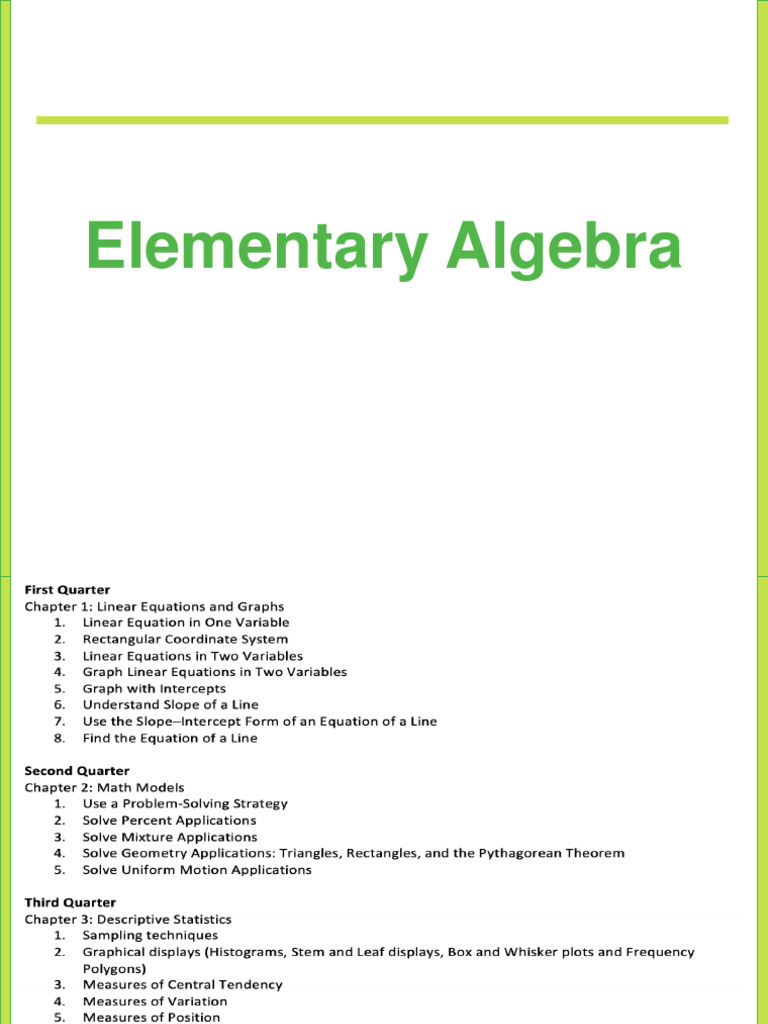 Lesson 1 Linear Equation | PDF | Equations | System Of Linear Equations