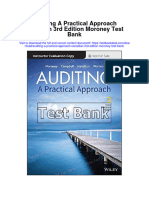 Auditing A Practical Approach Canadian 3rd Edition Moroney Test Bank