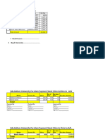 Oda Bultum University Per Diem Payment Sheet: S.No. Name Bank Account Net Pay 1 4597.4