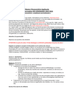 Master D'économétrie Appliquée Programmation DES SEMINAIRES 2023-2024